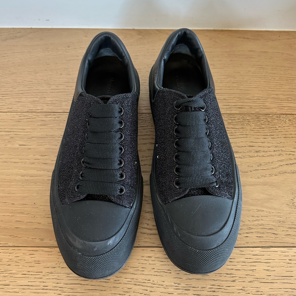 Alexander McQUEEN Men's Tread Slick Soft Glitter Low Top Sneakers